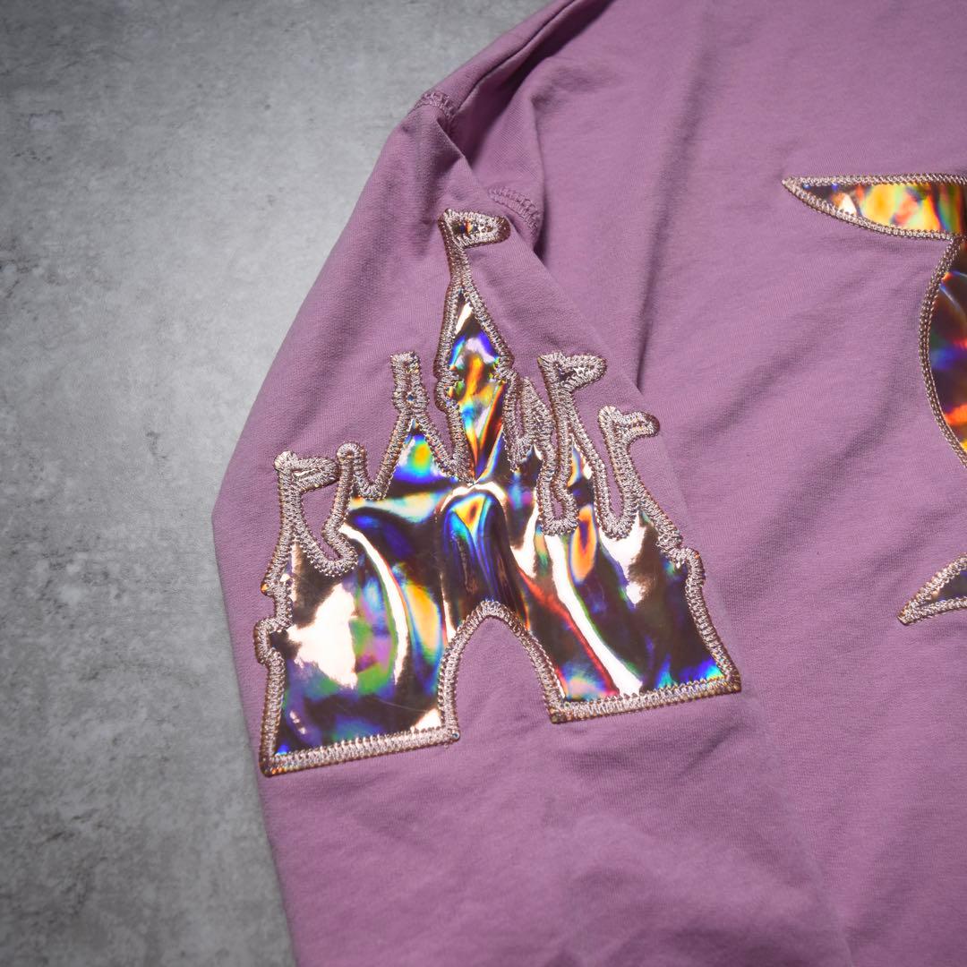 【美品】Disney スピリットジャージー ピンク 反射 シンデレラ城 幅広