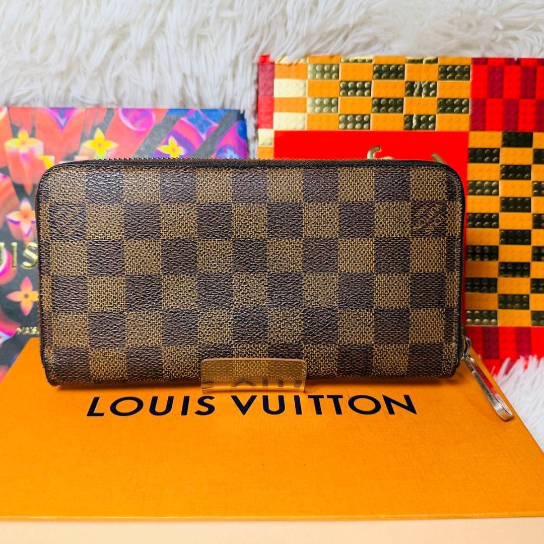【セール！】ルイヴィトン ダミエ ジッピーウォレット ラウンドファスナー 長財布