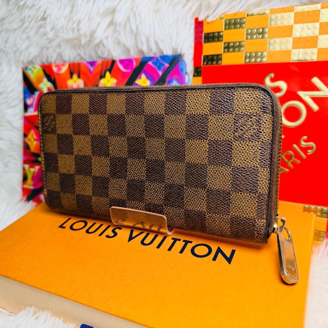 【セール！】ルイヴィトン ダミエ ジッピーウォレット ラウンドファスナー 長財布
