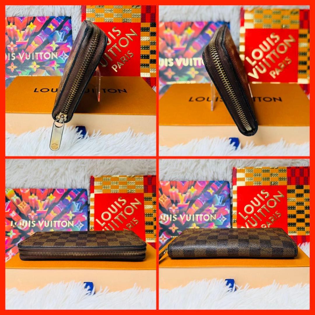 【セール！】ルイヴィトン ダミエ ジッピーウォレット ラウンドファスナー 長財布