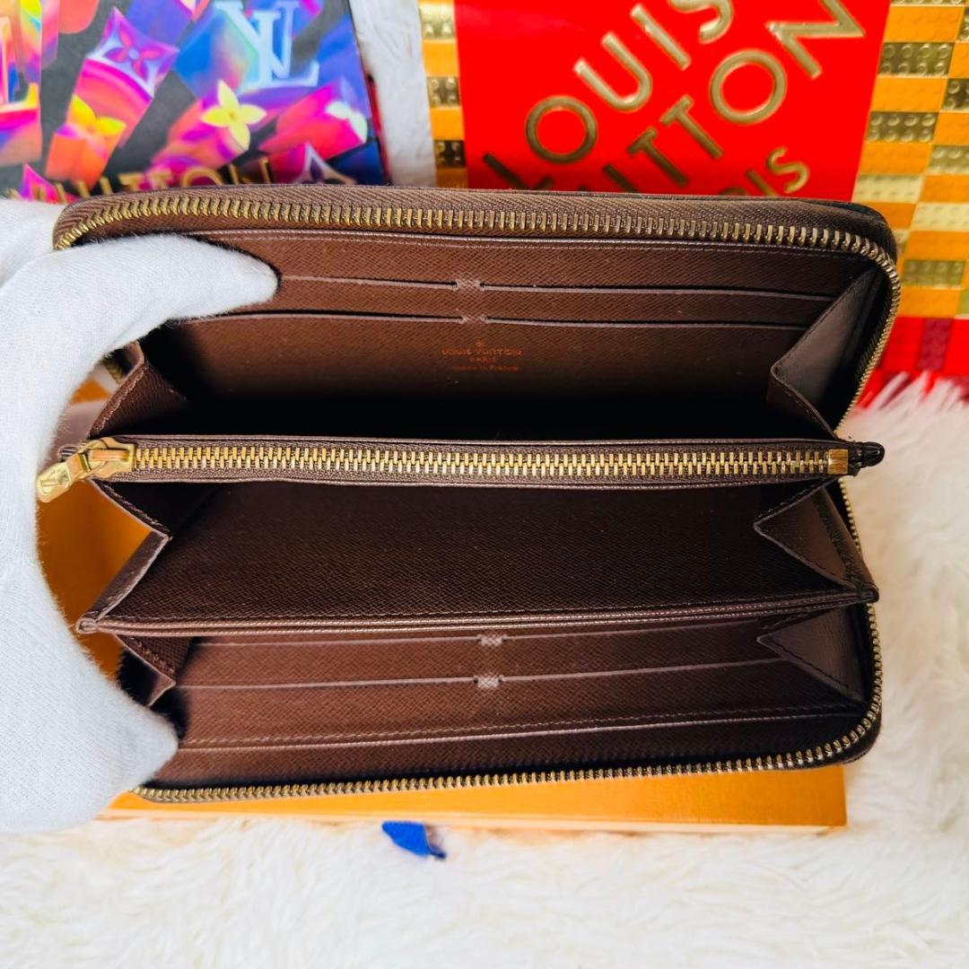 【セール！】ルイヴィトン ダミエ ジッピーウォレット ラウンドファスナー 長財布