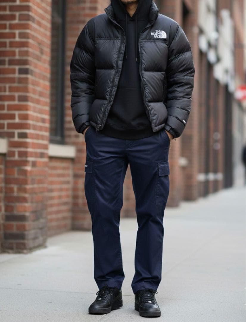 USA製！　polo sport ナイロン　カーゴパンツ w32 ネイビー