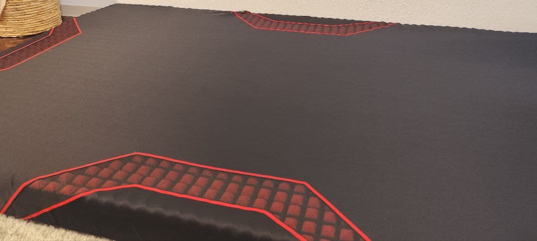 Air SI エアーマットレス セミダブル 黒/赤