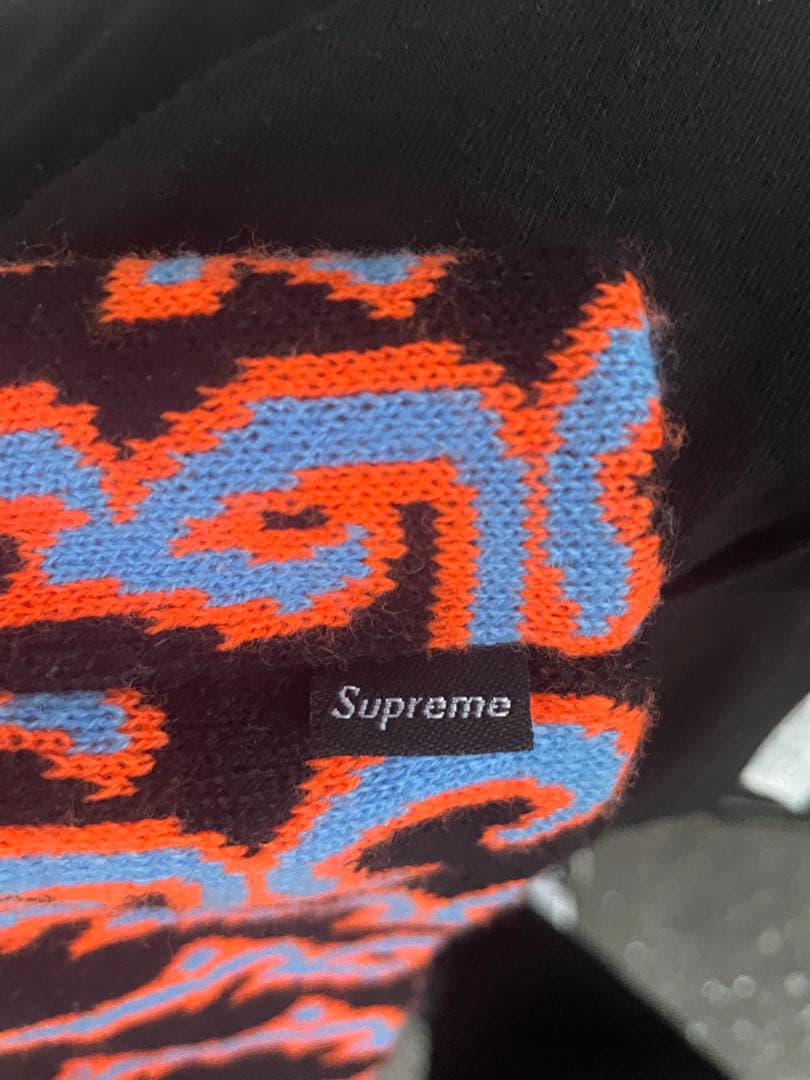 supreme 25aw Arabic Jaquard Beanie ブラック