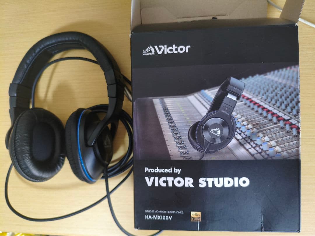 HA-MX100V スタジオモニターヘッドホン victor JVC