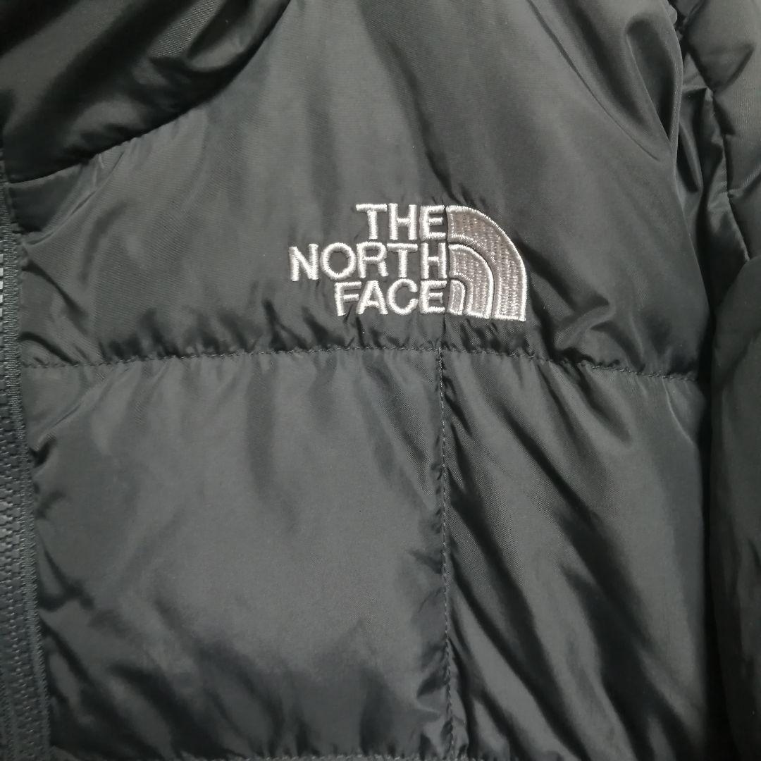 【希少XL】ノースフェイス スクエアステッチ ライトダウン 700フィル 黒