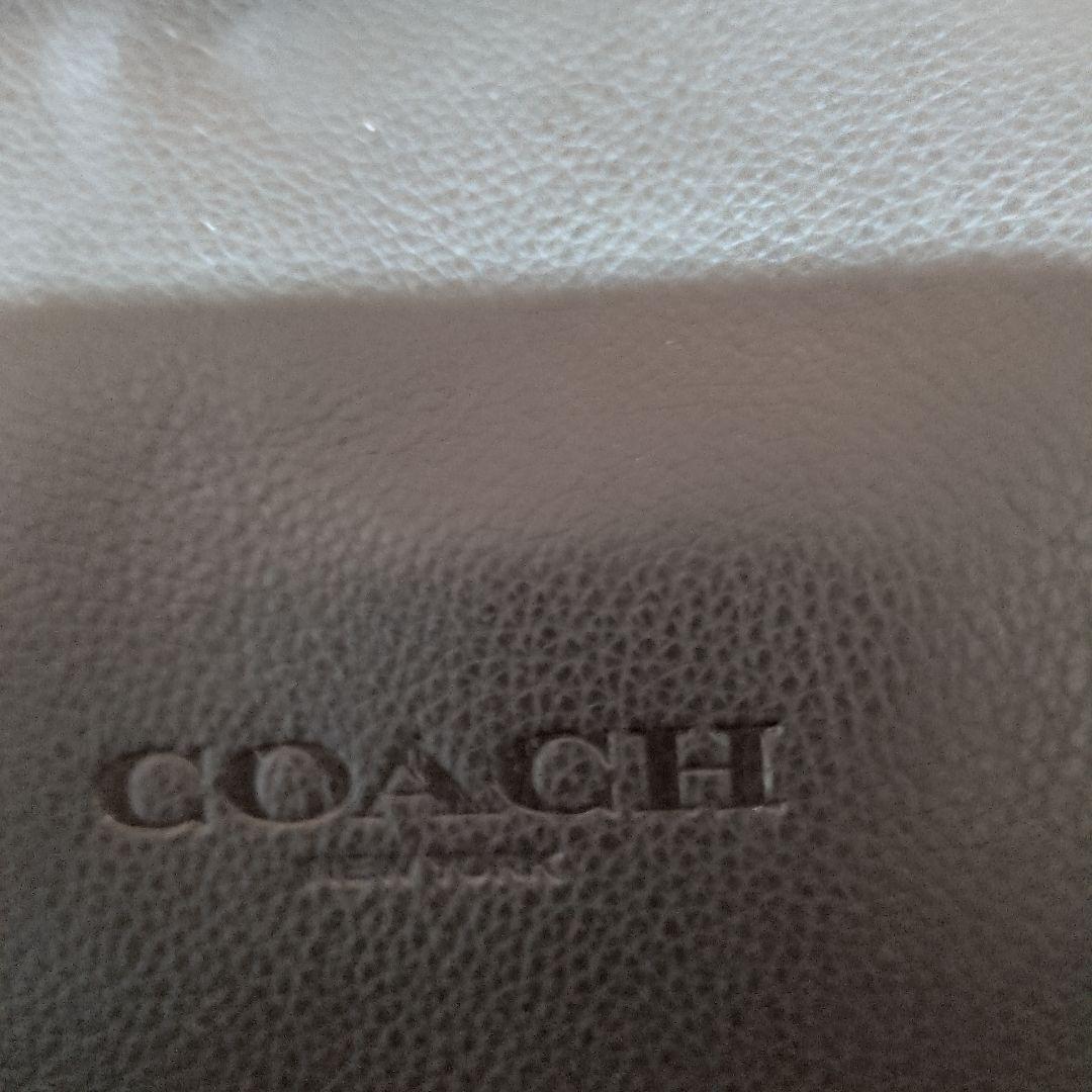 COACHコーチ　黒レザー ボストンバッグ