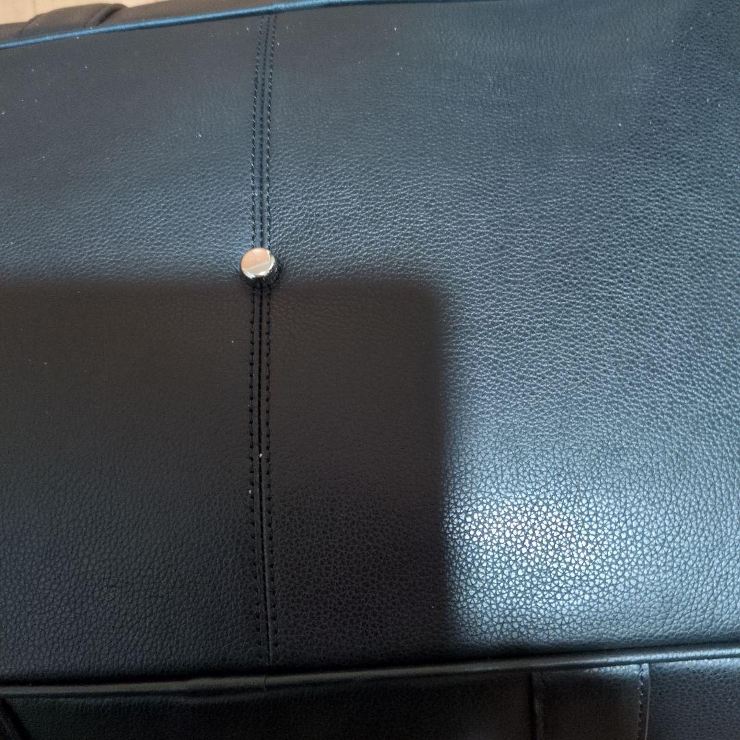 COACHコーチ　黒レザー ボストンバッグ