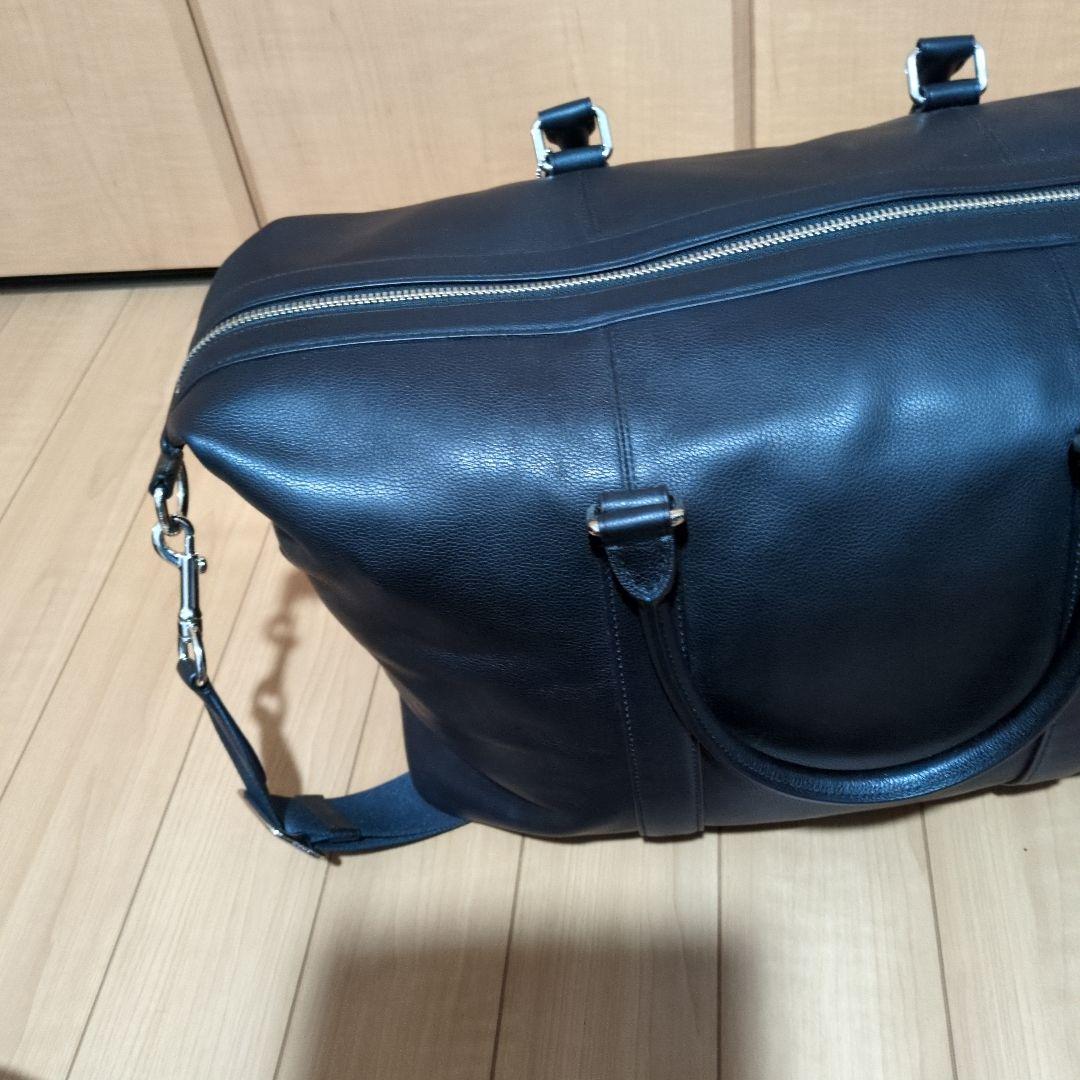 COACHコーチ　黒レザー ボストンバッグ