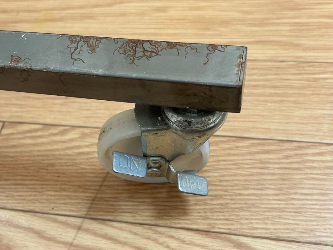 60s ビンテージ スチール ハンガーラック キャスター付 アンティーク USA