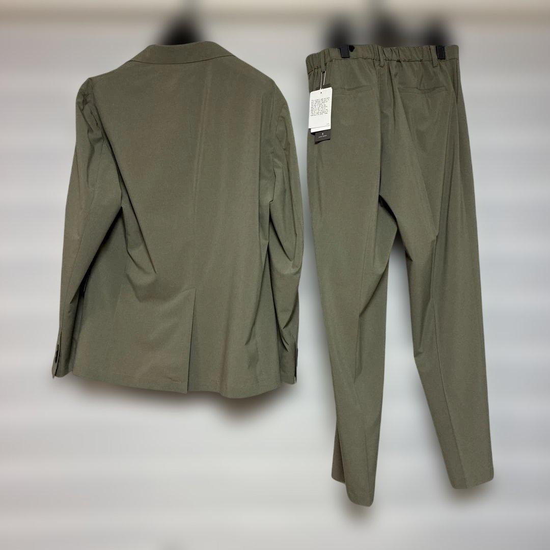 ユナイテッドアローズ スーツ ストレッチ セットアップ ウォッシャブル カーキ