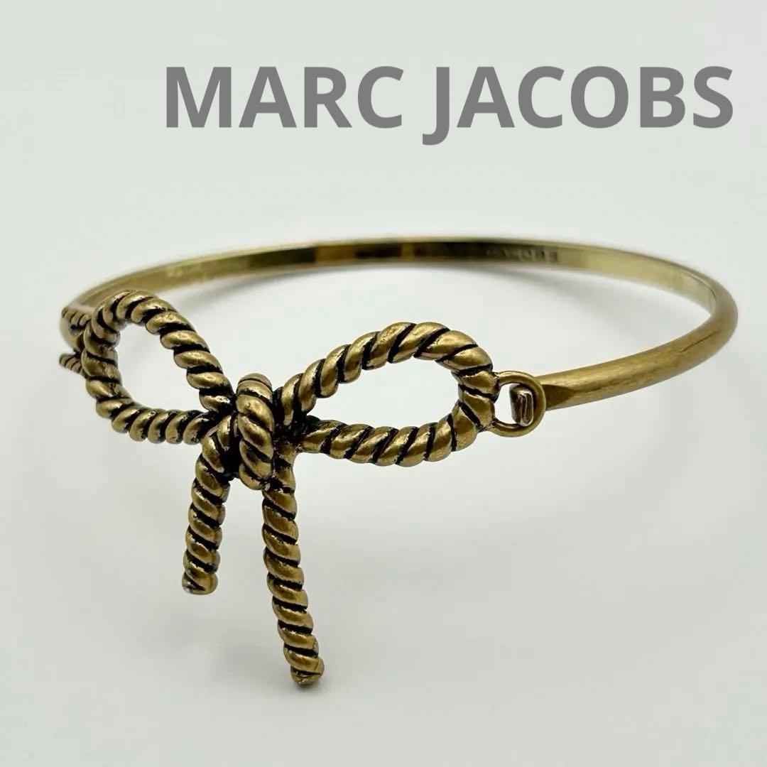 【Aimerさん着用】MARC JACOBS ゴールド リボン　バ ングル