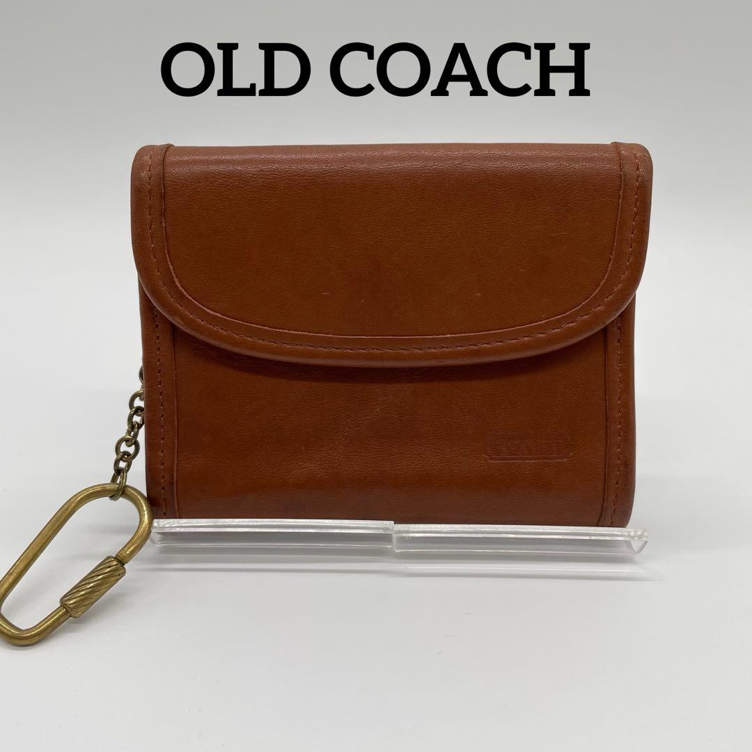 オールドコーチ　ケース　ミニ財布 ブラウン　希少レア