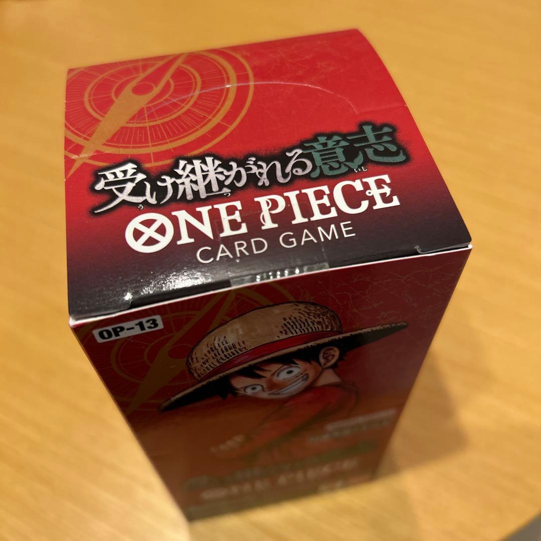 【新品未開封・テープ付きBOX】 ワンピースカード 受け継がれる意志 1BOX