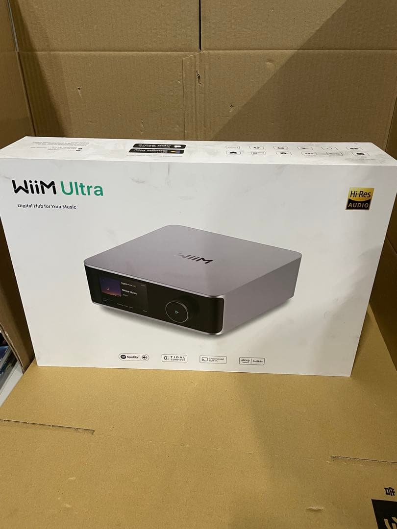 WiiM Ultra 音楽ストリーマー＆デジタルプリアンプ シルバー
