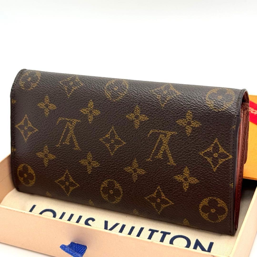 【美品】ルイヴィトン　モノグラム　ポシェット　ポルトモネ　クレディ　長財布　財布