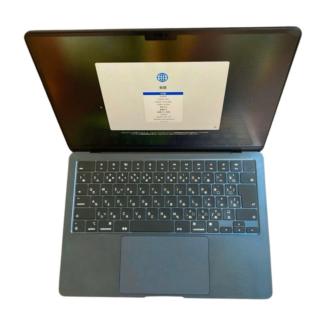 Apple MacBook Air ミッドナイトM2チップ搭載モデル