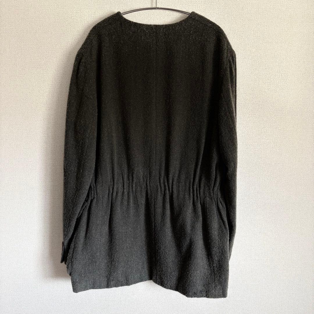 ジャケット・アウター 90s emporio armani collarless jacket 48