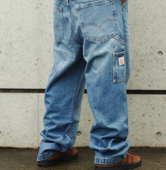 Levi's/リーバイス 568 ルーズストレート ダブルニー インディゴ