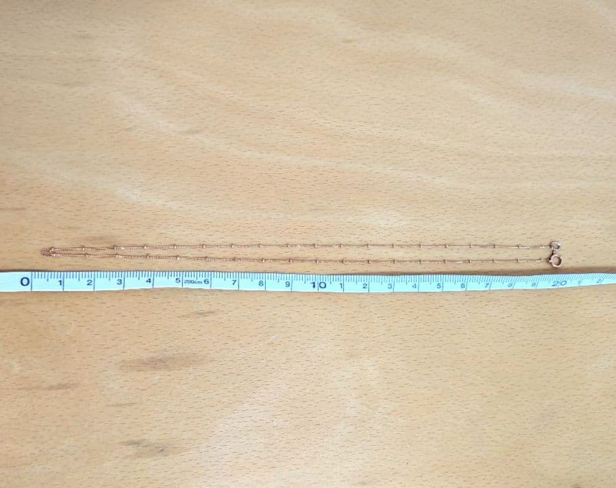 ノジェス　チェーンネックレス　10金　約40cm