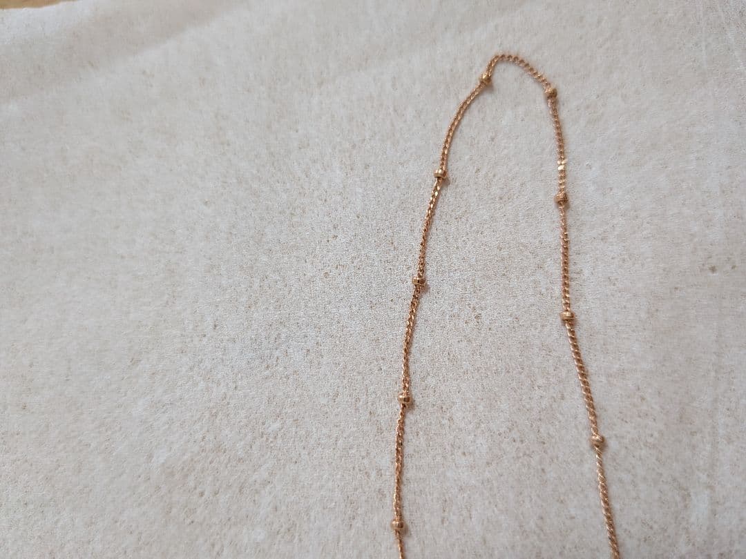 ノジェス　チェーンネックレス　10金　約40cm