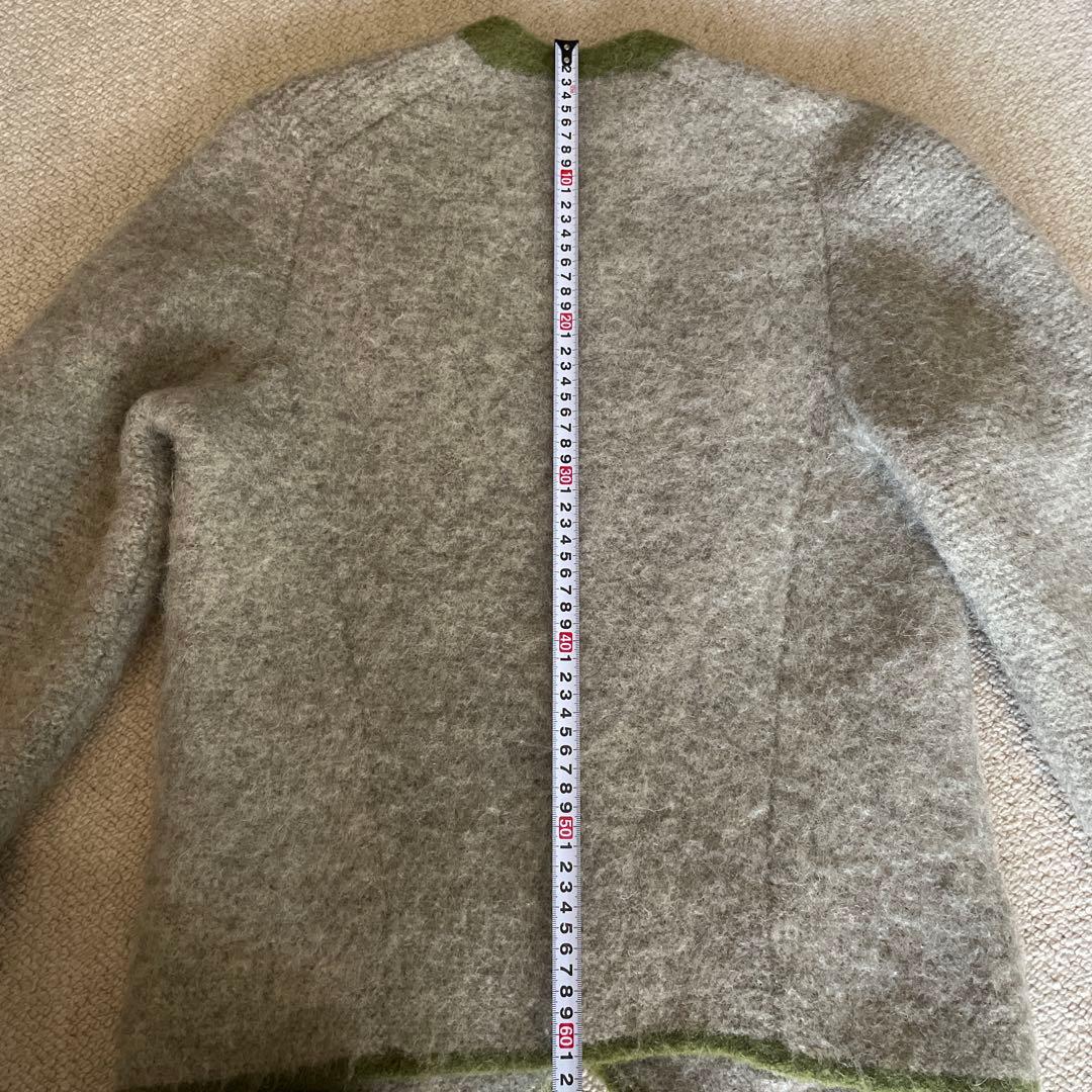 Hofer チロリアンジャケット モカ×ピスタチオ メンズS相当 ユニセックス