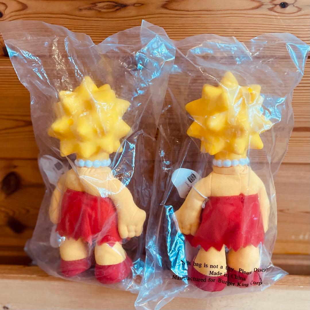 シンプソンズ6体　バーガーキング1990年製 ※未開封品