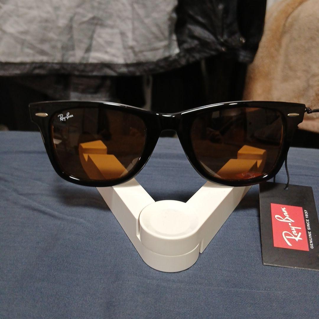 RayBan WAYFARER サングラス 52-22-140 ダークブラウン