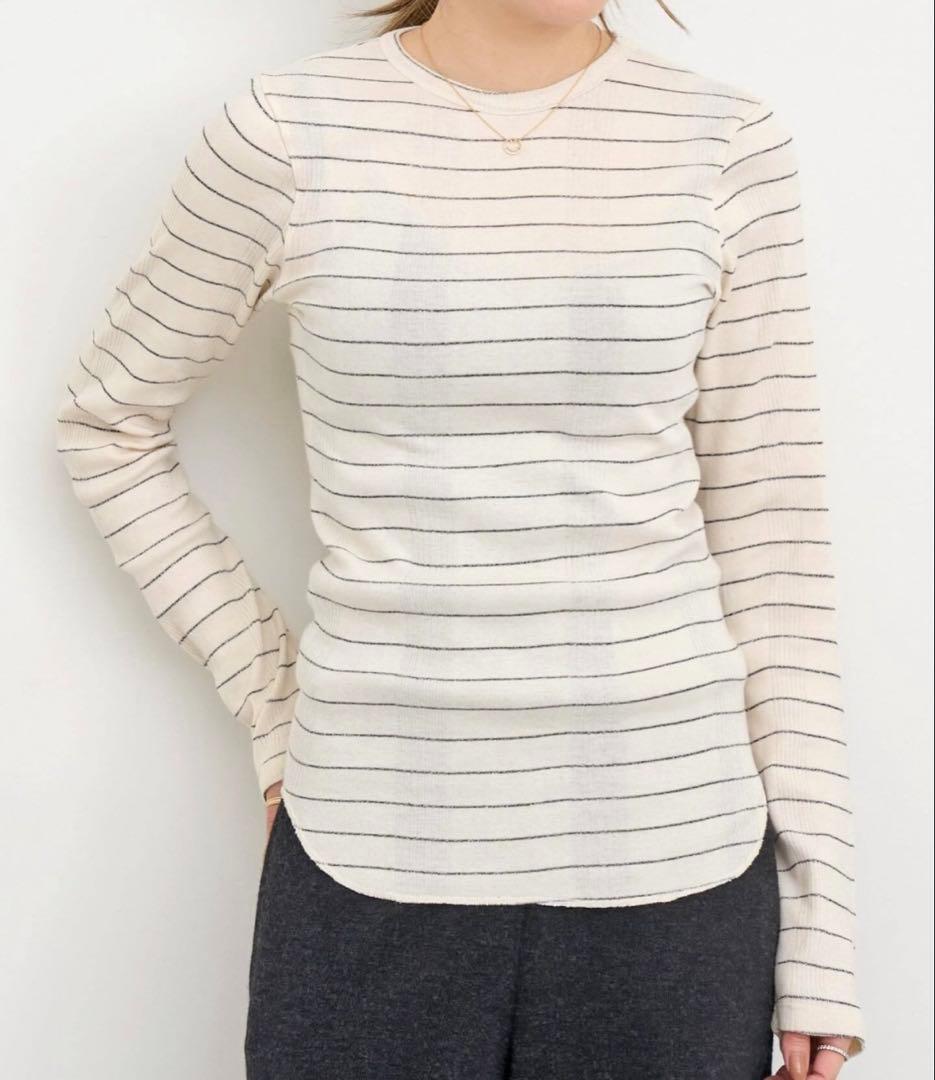 アパルトモン リブカットソー ホワイト