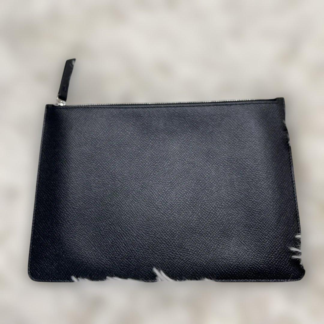 Maison Margiela メゾンマルジェラ クラッチバッグ レザー 黒