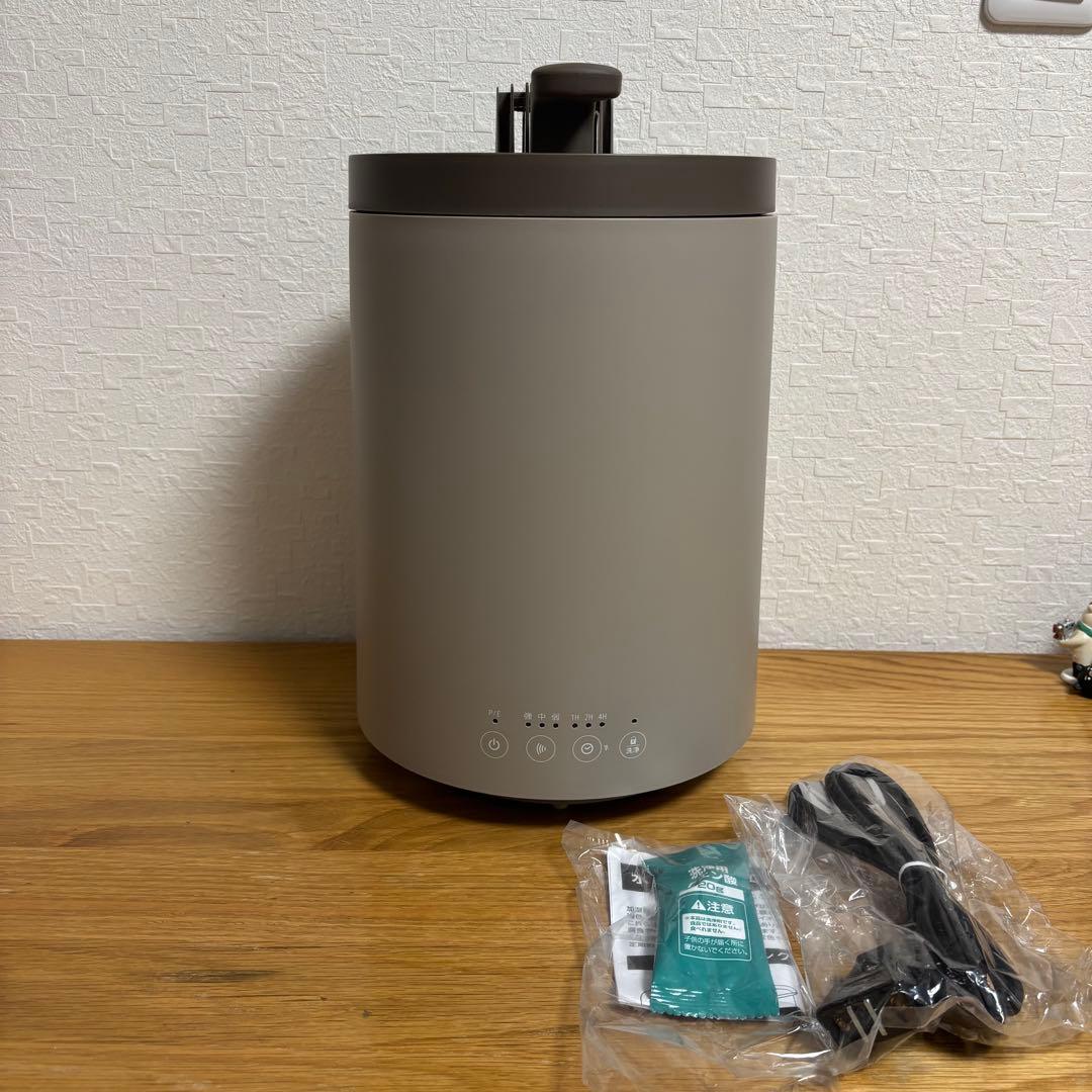 ドウシシャ 加湿器スチーム式 mistone600S 上から給水 3L ブラウン