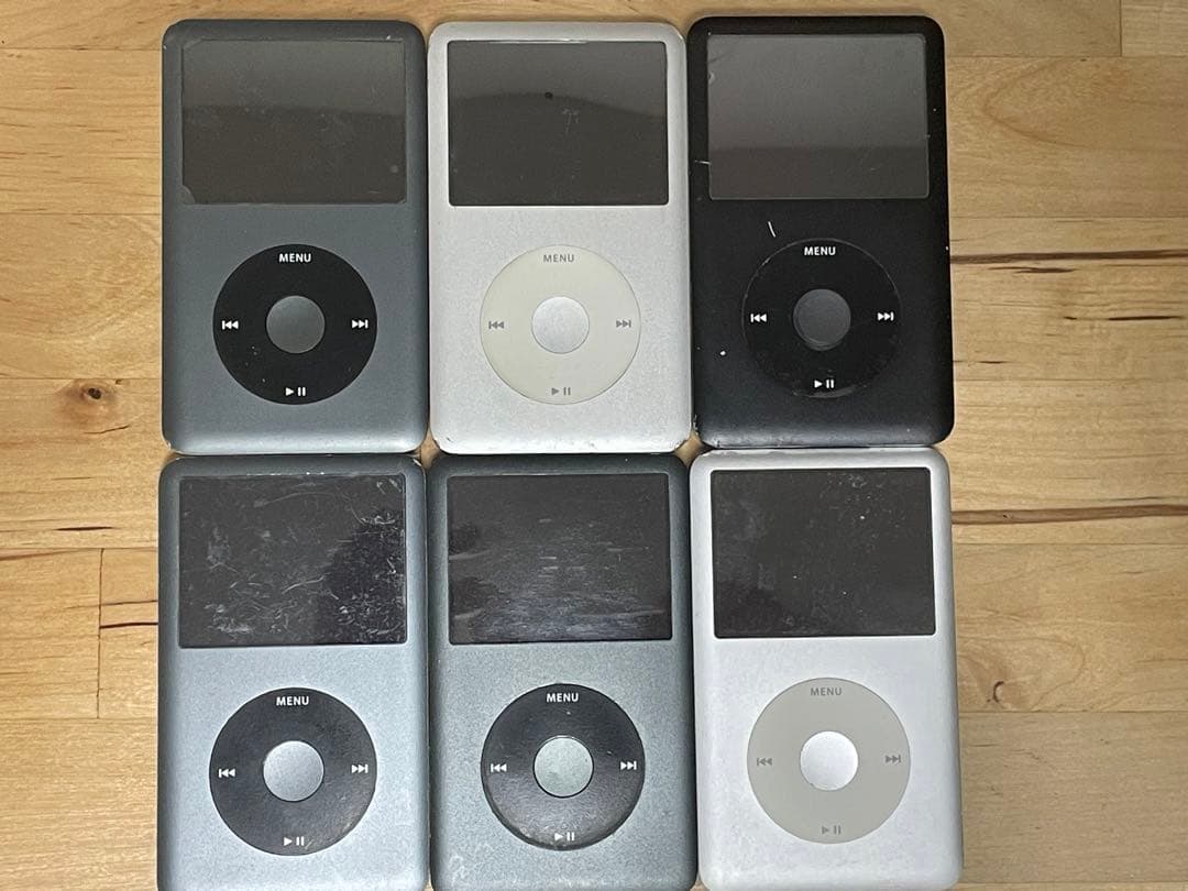 【１割引】【修理ベース】 iPod classic 6台セット ジャンク