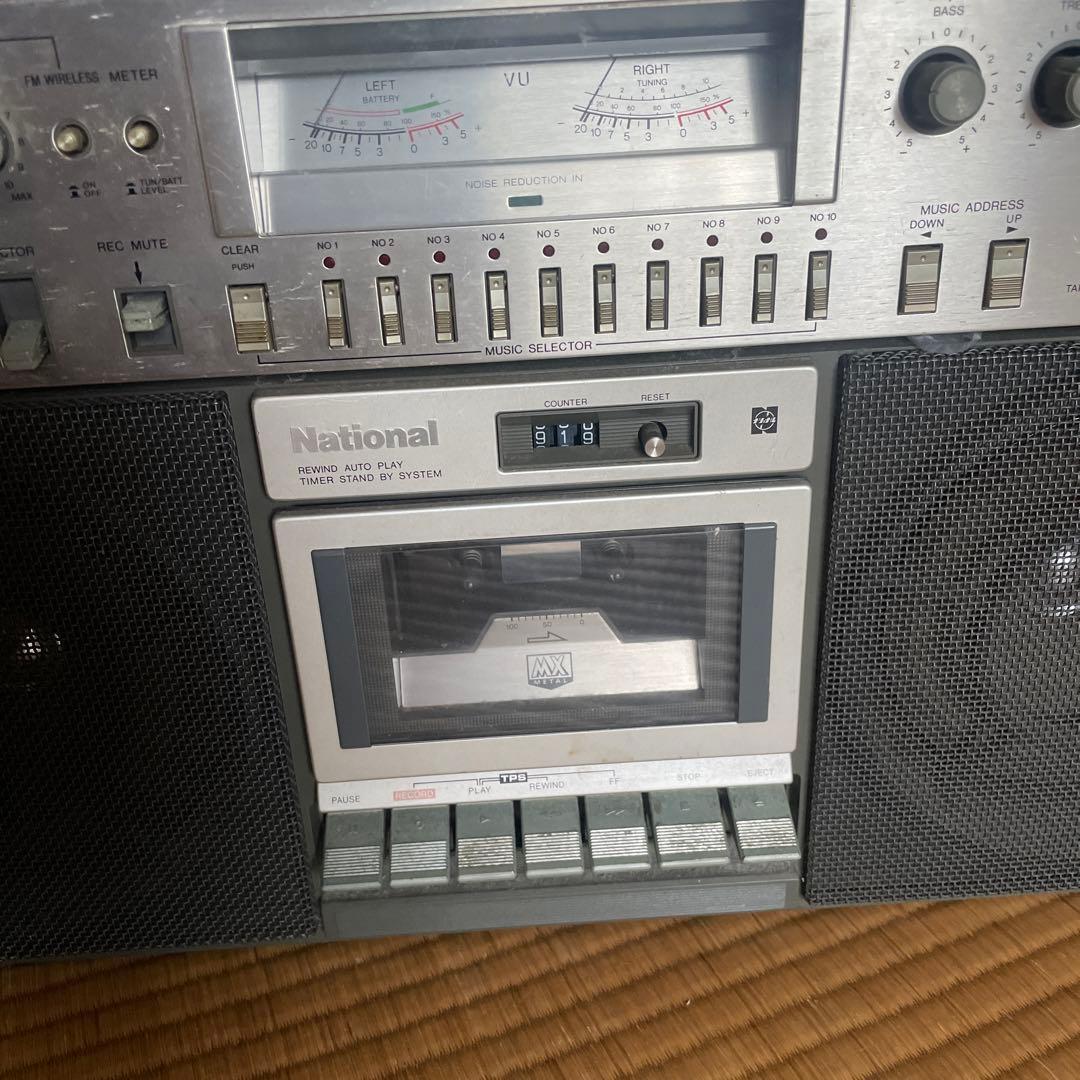 【注意】National ラジカセ レトロ