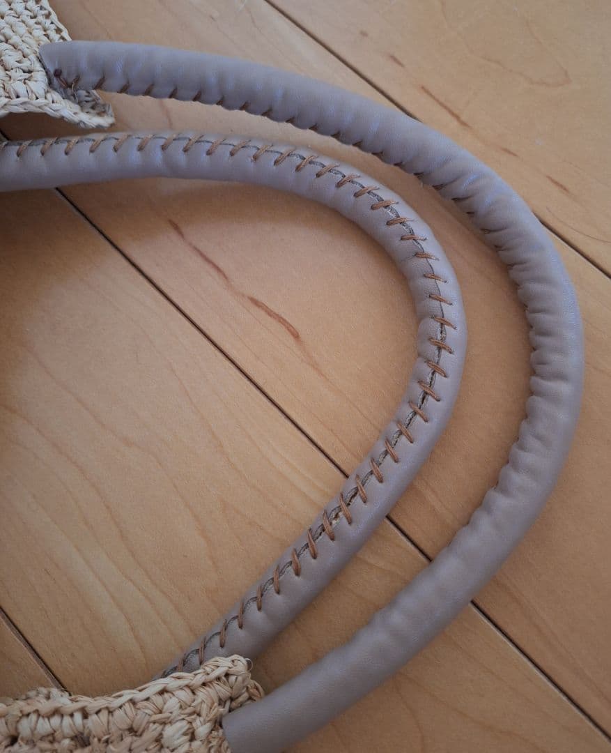 A POINT ETC★アポワンウテセ★ラフィア★かごバッグ