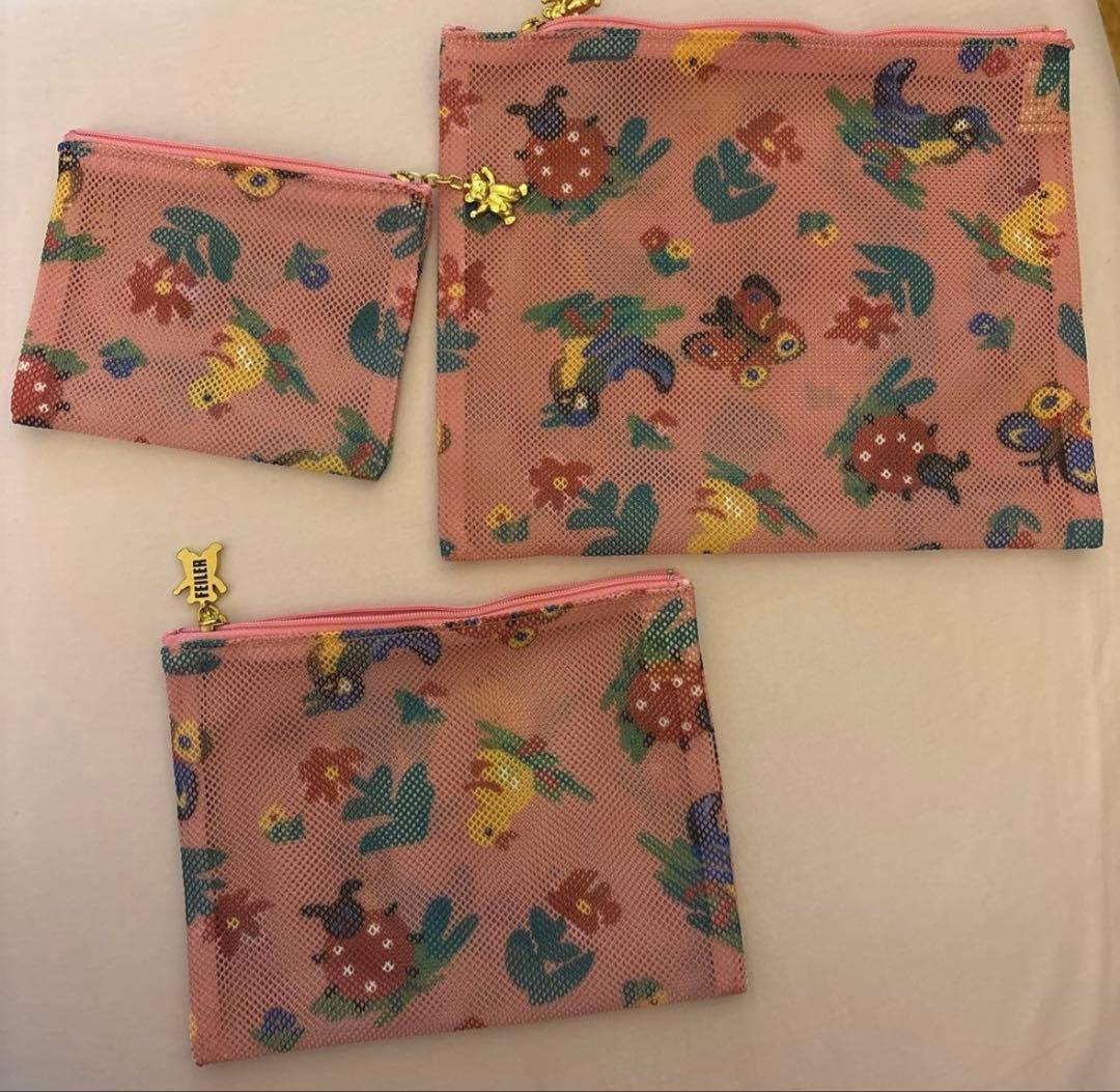 FEILER フェイラー ハイジ メッシュポーチ 3点セット