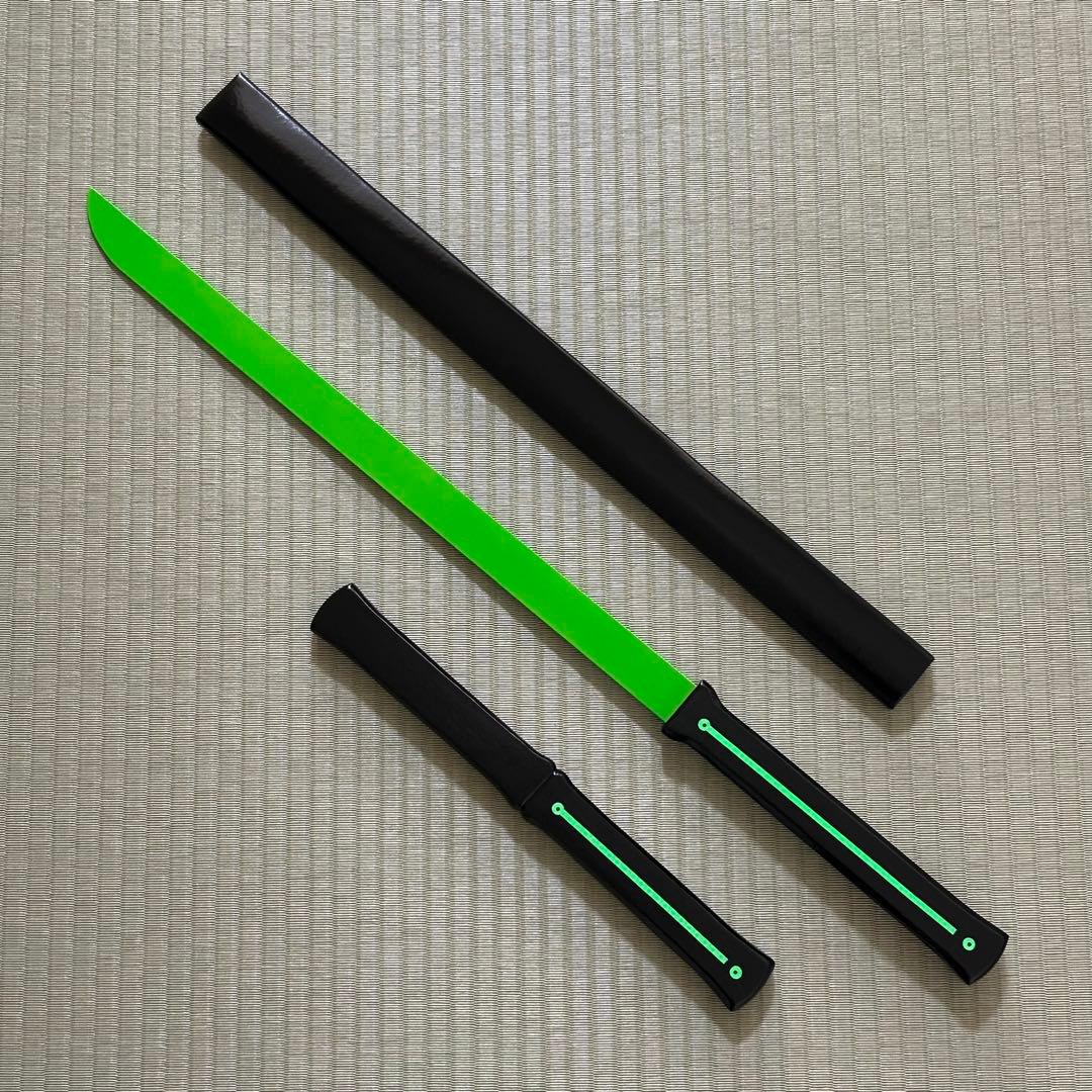 【コスプレ】 手作り ワートリ ブラックトリガー 1本鞘付+収納型 2点セット