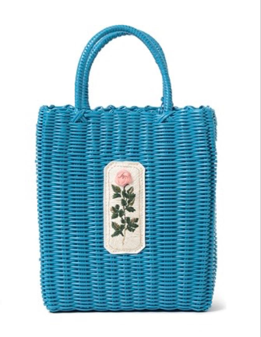 RURU MARY'S 手刺繍のかごバッグ