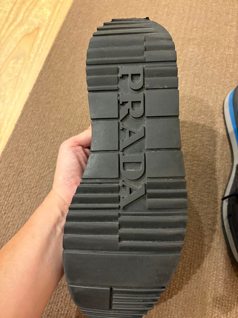 k*o様 ダークブルー レザー ウィングチップ シューズ