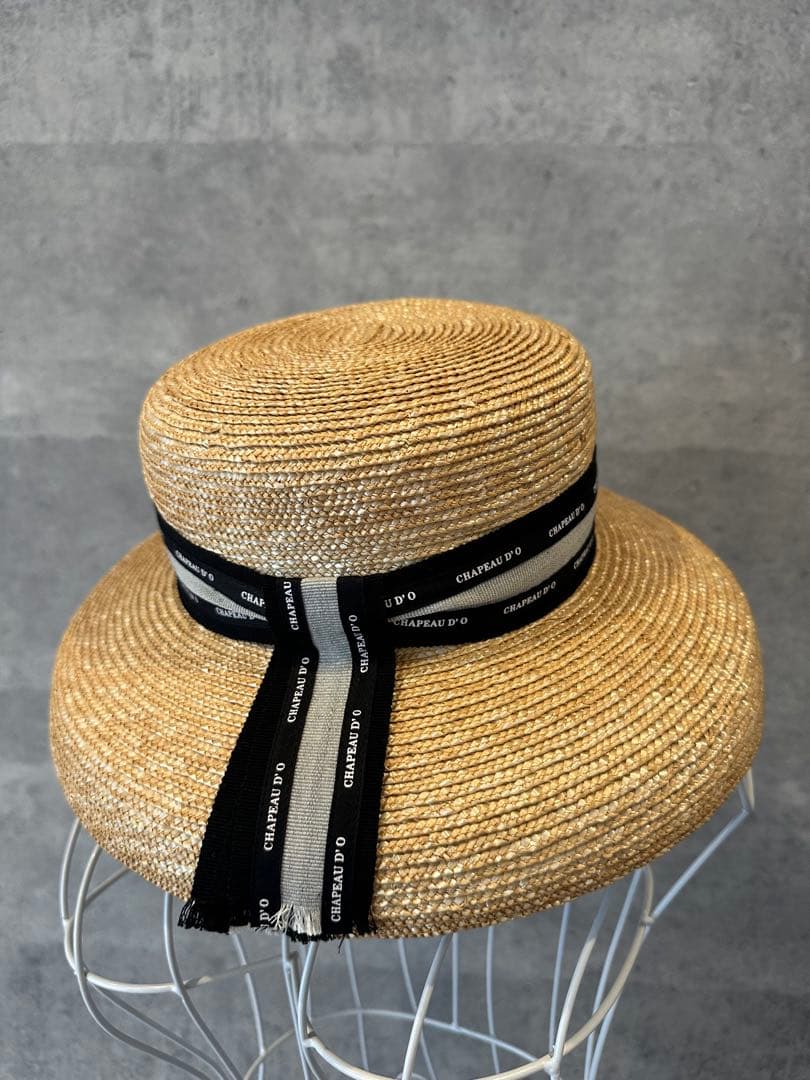 【シャポードオー】カサブランカロゴ入りハット