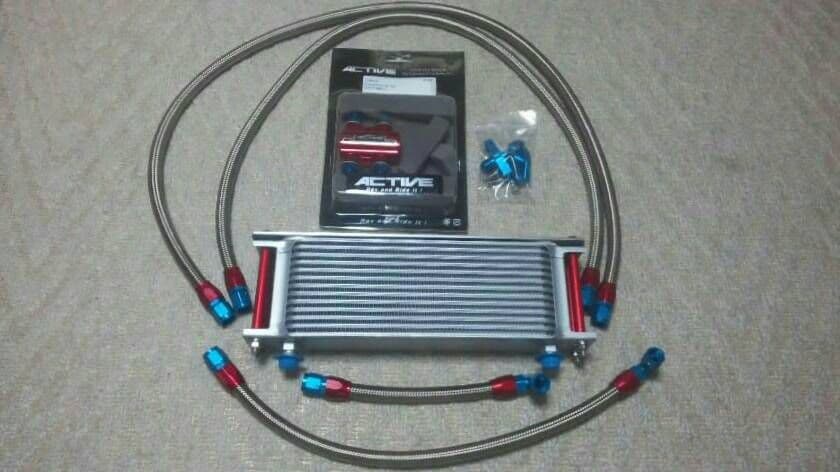 超激安11万2000円！CBX・CBR用アールズ製オイルクーラー(フルセット)