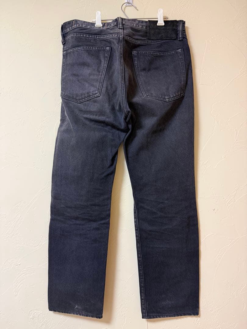 kapital black denim 後染め