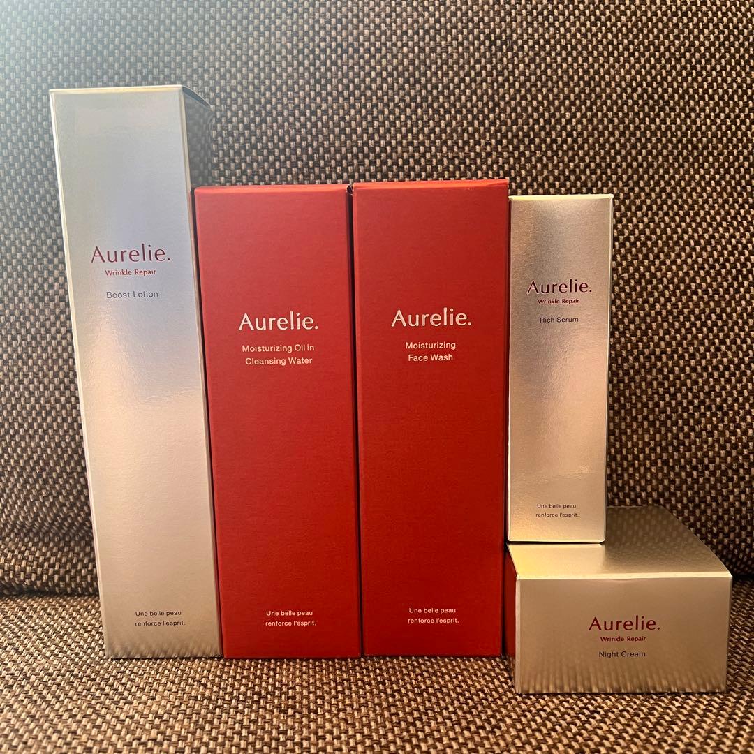 新品未開封✨オレリー　Aurelie プレミアムエイジングケアコース 5点セット