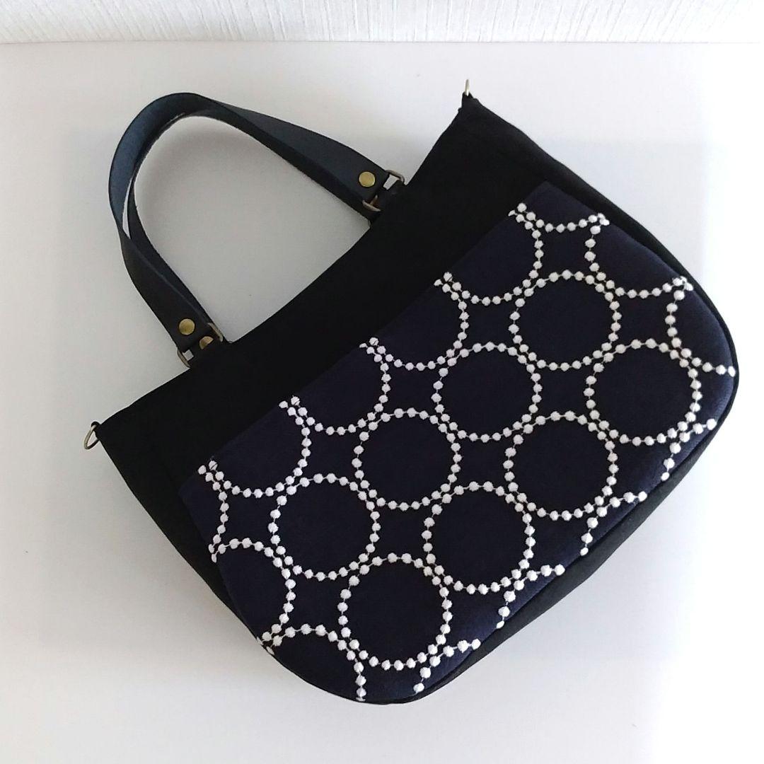 ミナペルホネン ♡ 最新タンバリン ♡ ラウンドバッグ / ハンドメイド