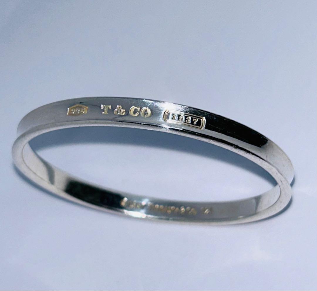 ☆TIFFANY＆Co. ティファニー ☆ナローバングル　ブレスレット　1837