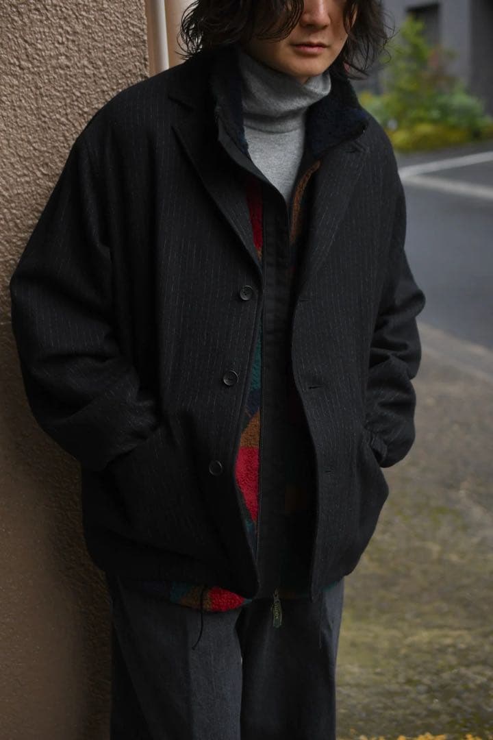 ジャケット・アウター The DUFFER N NEPHEWS MILLED WOOL BLAZER