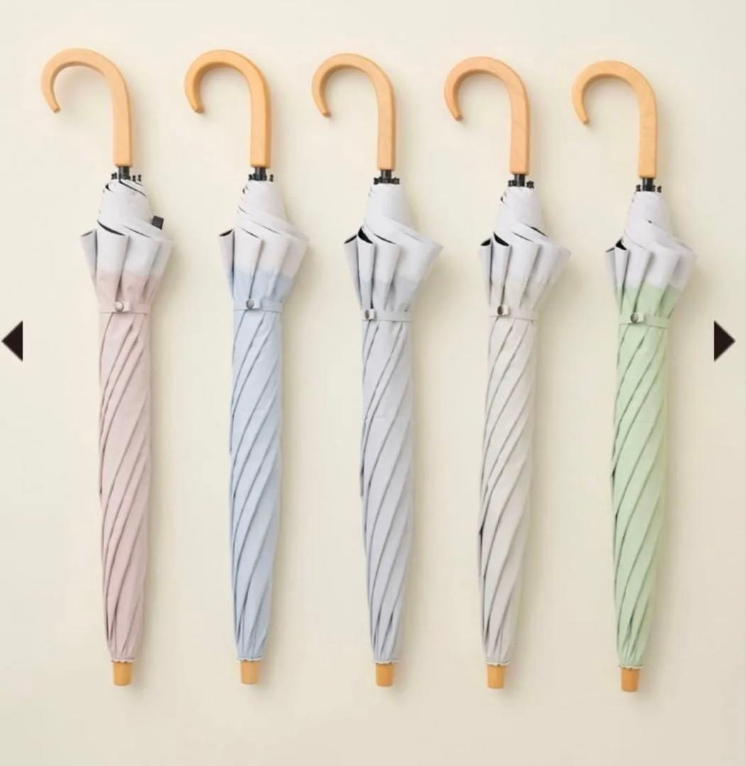 サンバリア100 折りたたみ日傘 2段折 コンビmoku