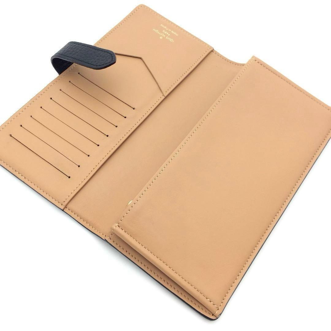 ルイヴィトン トリヨン 黒 LVヴェルティカルウォレット 長財布 ICチップ
