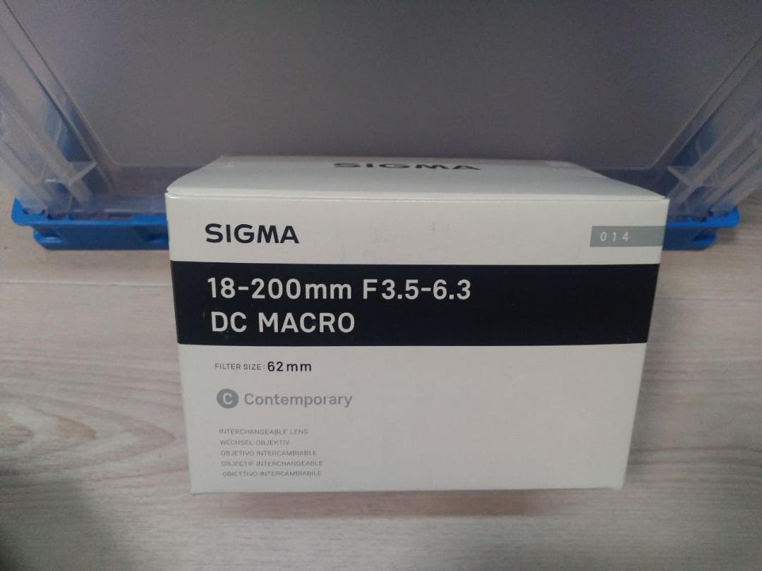 新品未開封 SIGMA 18-200mm F3.5-6.3 DC MACRO