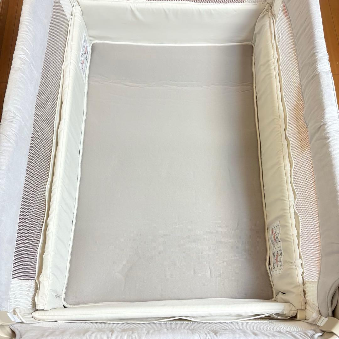 【美品・付属品完備】アップリカ ココネルエアープラスAB ホワイトベージュ