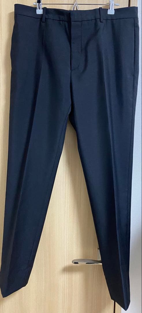 【限定値下】JIL SANDER Wool Gabardine BLACK 48